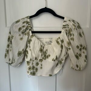 Abercrombie Floral Crop Top